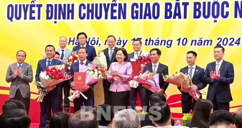 Công bố Quyết định chuyển giao bắt buộc CB cho Vietcombank và Oceanbank cho MB