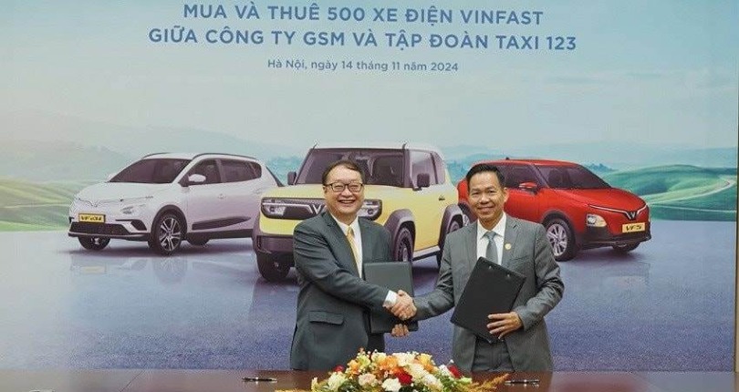 Hãng taxi đầu tiên tại Việt Nam đưa VF3 vào đội xe, tiếp tục mua và thuê thêm 500 xe điện VinFast từ công ty của ông Phạm Nhật Vượng