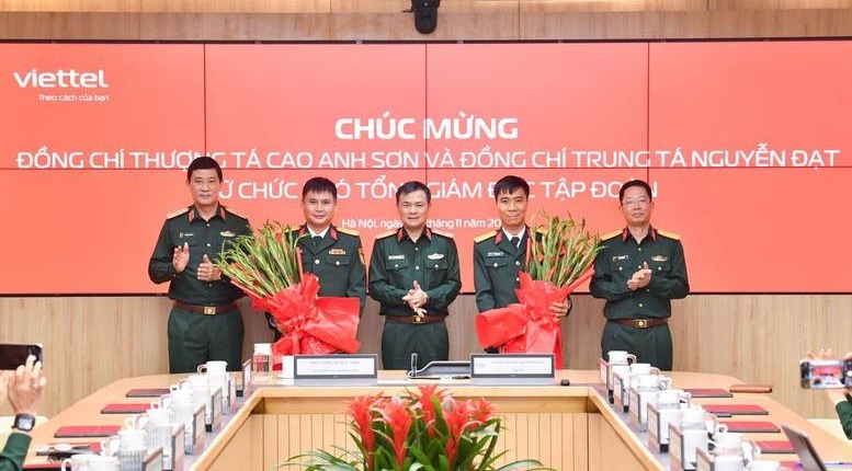 Viettel có thêm 2 Phó Tổng Giám đốc