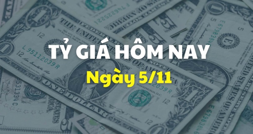 Tỷ giá hôm nay 5/11: Biến động trái chiều giữa giá USD và NDT