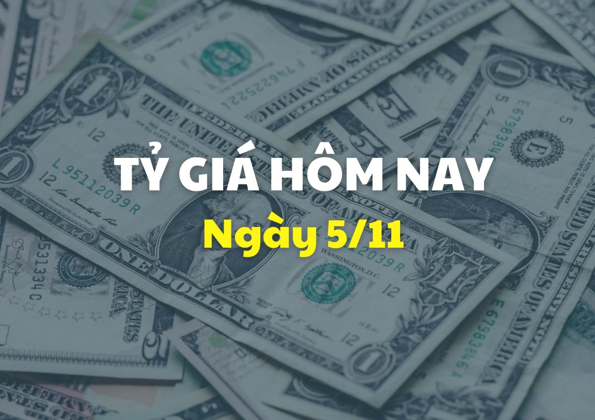 Tỷ giá hôm nay 5/11: Biến động trái chiều giữa giá USD và NDT