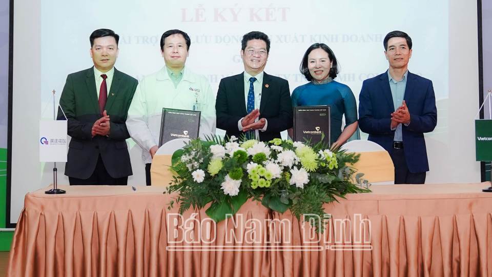 Vietcombank Nam Định cam kết thực hiện chương trình kết nối Ngân hàng – Doanh nghiệp