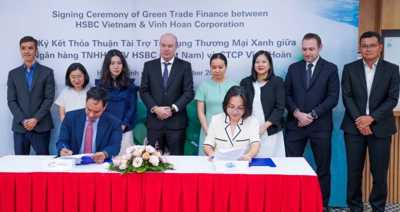 HSBC cấp tín dụng xanh cho Vĩnh Hoàn