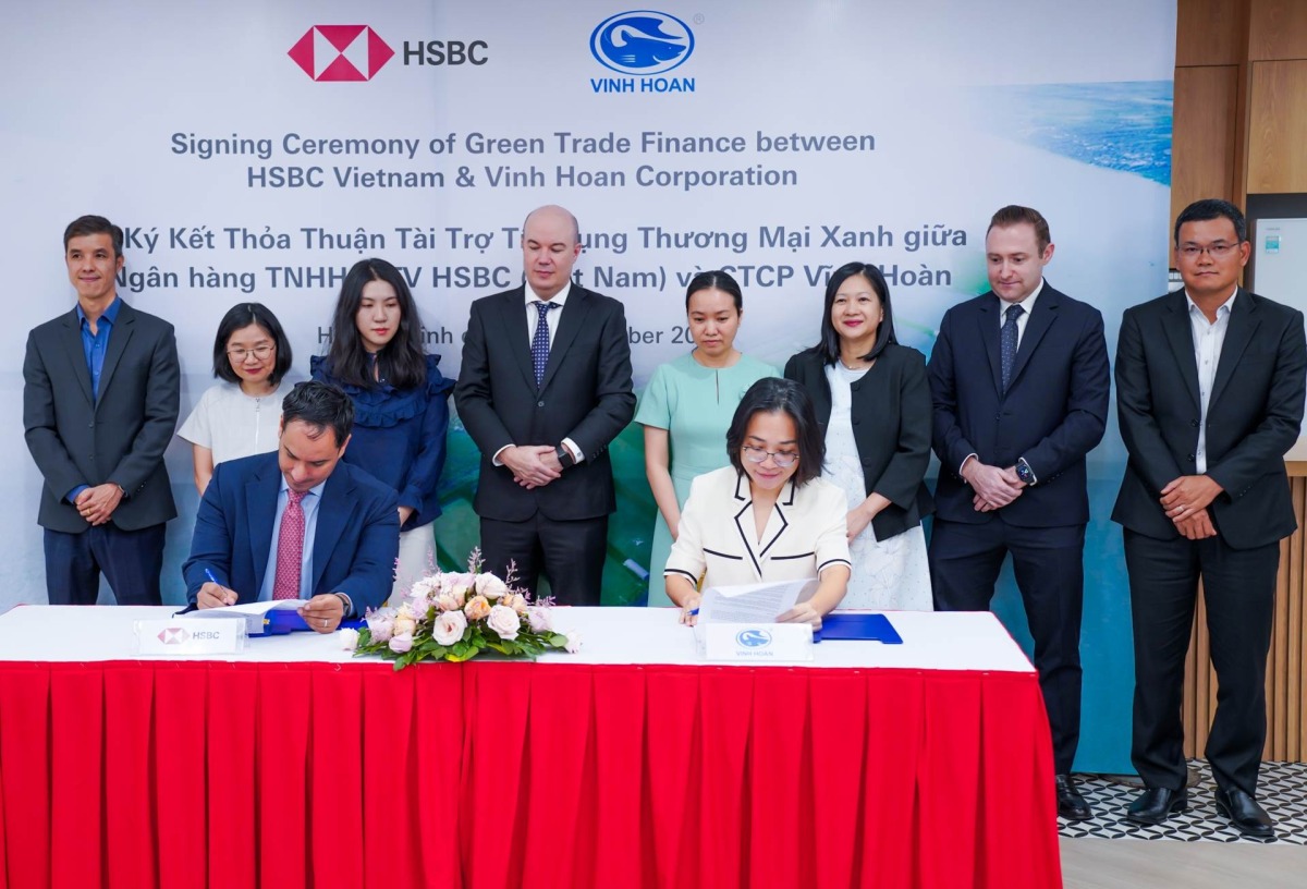 HSBC cấp tín dụng xanh cho Vĩnh Hoàn