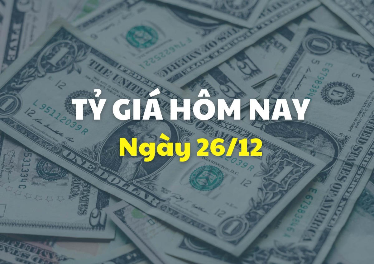 Tỷ giá hôm nay 26/12: Giá USD và NDT biến động cùng chiều