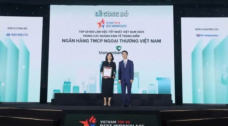 VCB: Bình chọn nhà tuyển dụng được ưa thích và nơi làm việc tốt nhất năm 2024