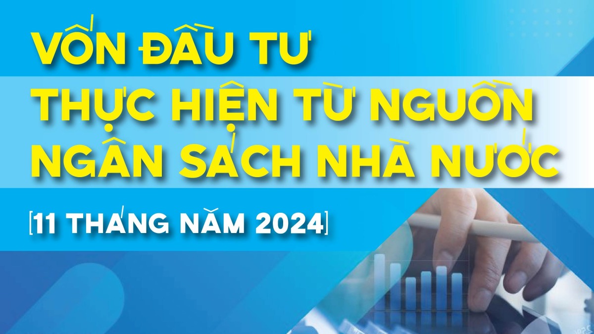 Infographics: Vốn đầu tư thực hiện từ nguồn ngân sách nhà nước 11 tháng ước đạt 572 nghìn tỷ đồng