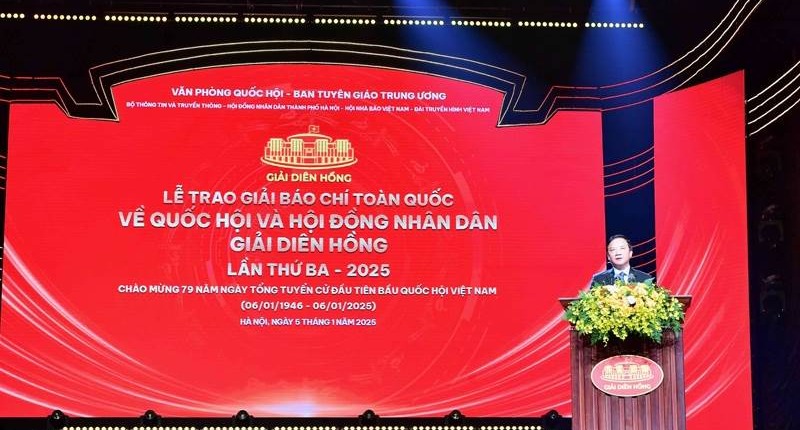 Vietcombank vinh dự 3 lần đồng hành cùng Lễ trao Giải báo chí toàn quốc về Quốc hội và HĐND