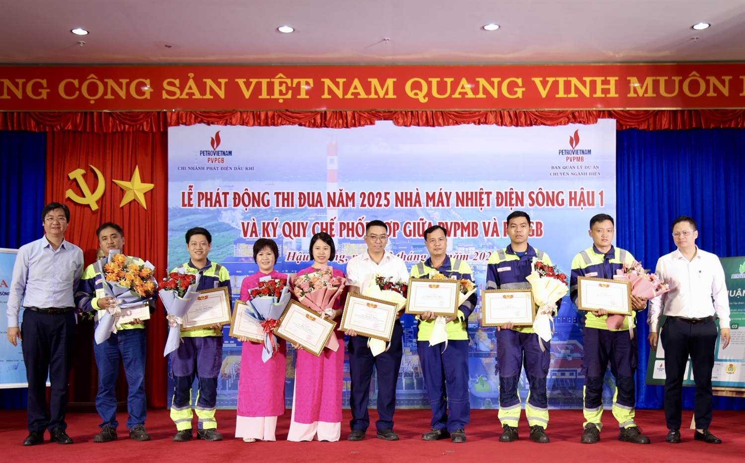 Phát động thi đua vận hành an toàn, hiệu quả NMNĐ Sông Hậu 1 năm 2025