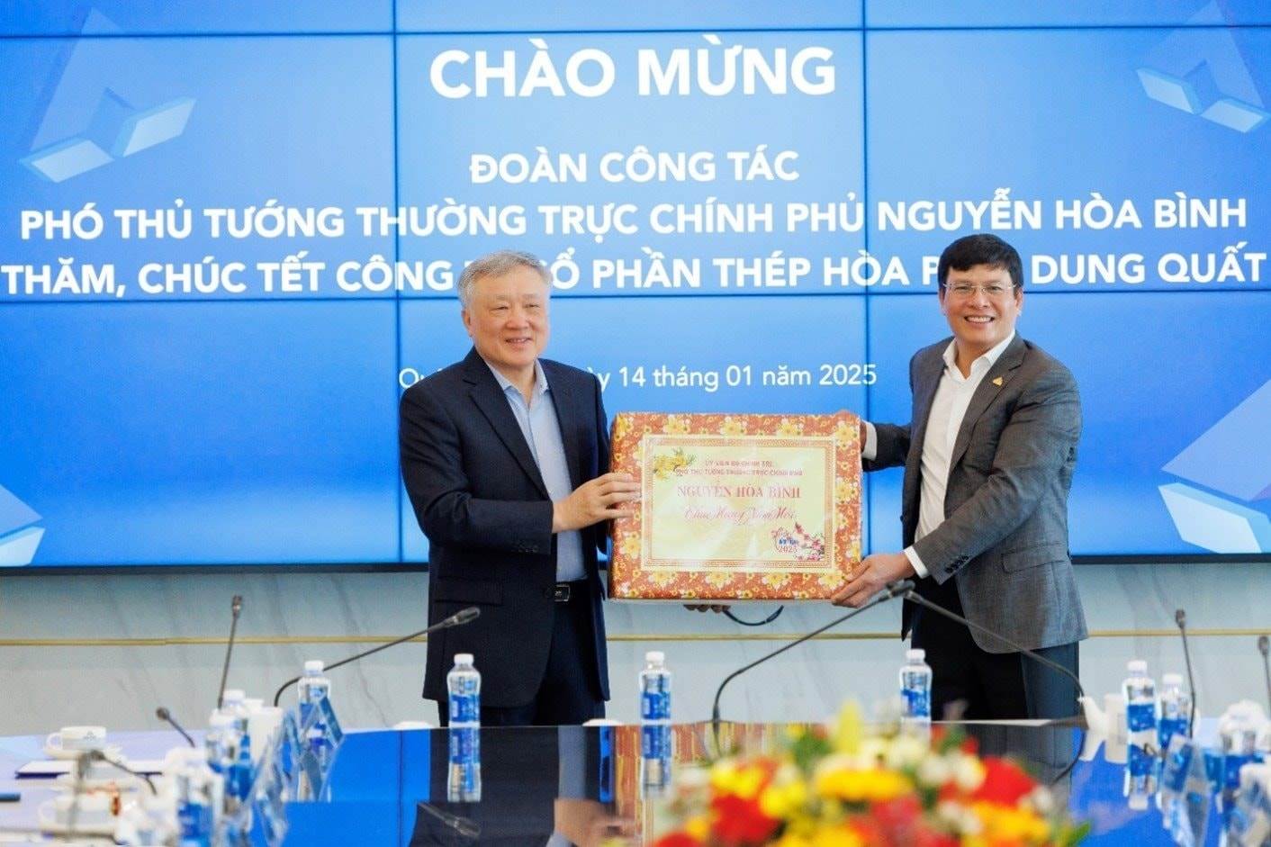 HPG: Phó Thủ tướng mong muốn Hòa Phát nghiên cứu sản xuất thép phục vụ dự án đường sắt cao tốc Bắc – Nam