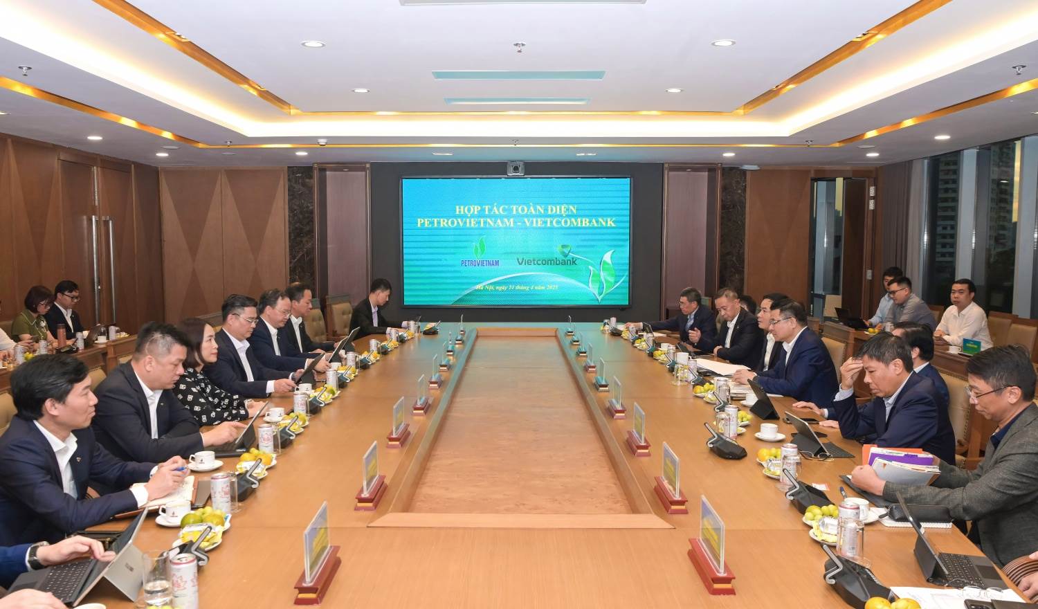Petrovietnam – Vietcombank tăng cường hợp tác, đồng hành kiến tạo nền công nghiệp năng lượng quốc gia