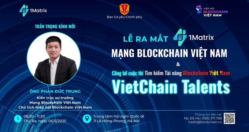 Con trai tỷ phú Hồ Hùng Anh đã bắt tay cùng 1 “lão làng” lập công ty triển khai dự án mạng blockchain Việt Nam, ra mắt ngay đầu tháng 5