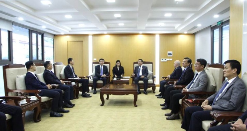 Bộ trưởng Trần Hồng Minh làm việc với Tổng công ty Luyện kim Trung Quốc