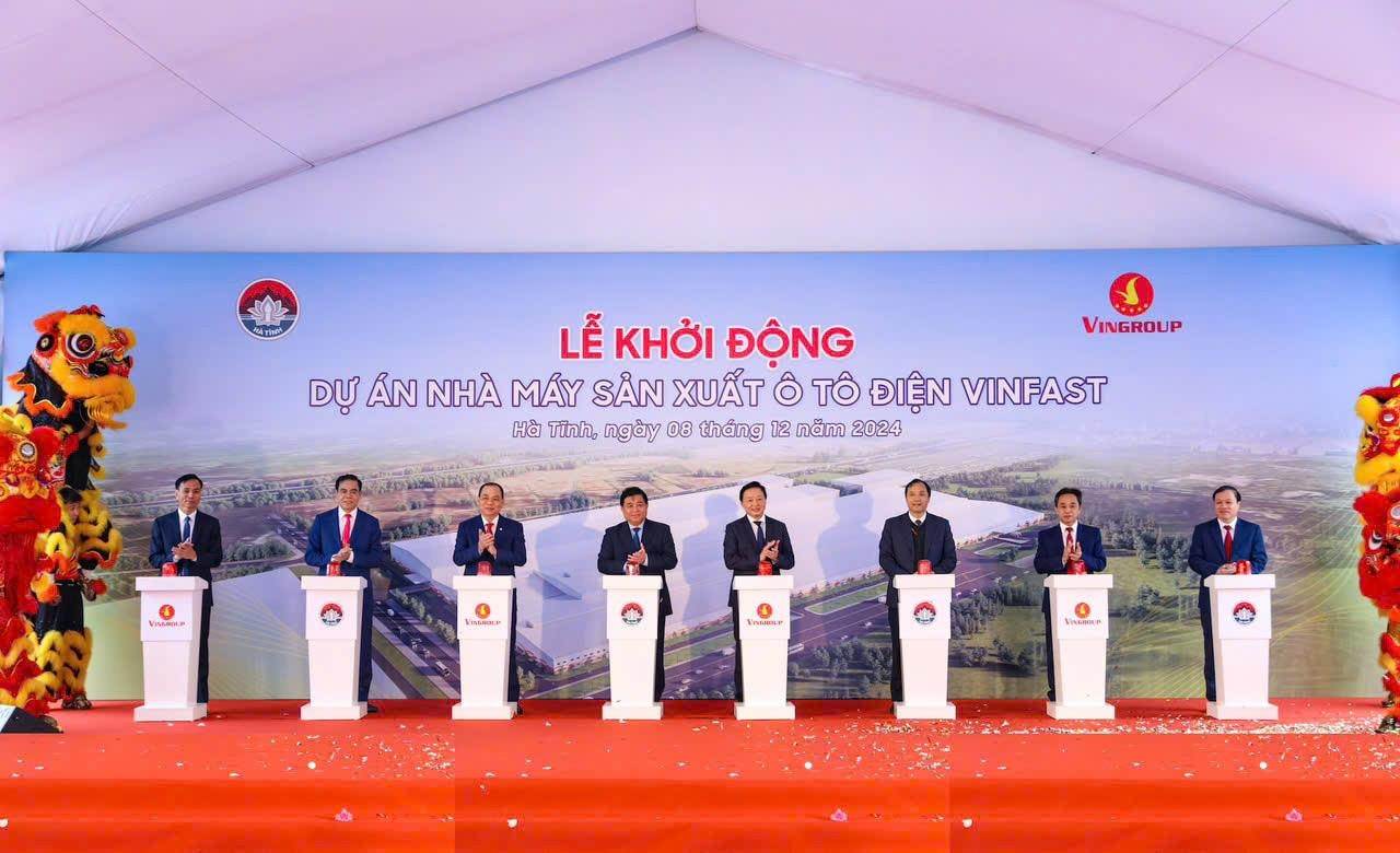 VIC: Thông tin mới nhất về dự án xe điện VinFast 6.000 tỷ của tỷ phú Phạm Nhật Vượng tại Hà Tĩnh