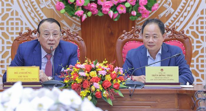 Chủ tịch Tân Hoàng Minh – Đỗ Anh Dũng đề xuất đầu tư dự án 4.320 ha tại Lâm Đồng
