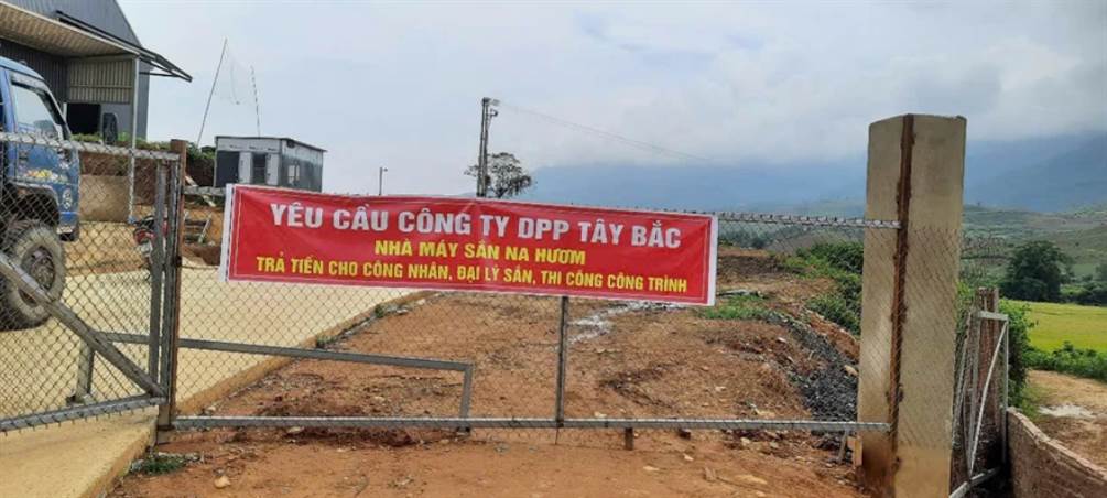 Công ty DPP Tây Bắc hứa trả nợ lương cho công nhân trước 30/6