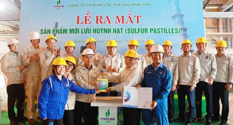 Ra mắt sản phẩm lưu huỳnh hạt – Bước tiến mới của BSR trong quá trình lọc hóa dầu